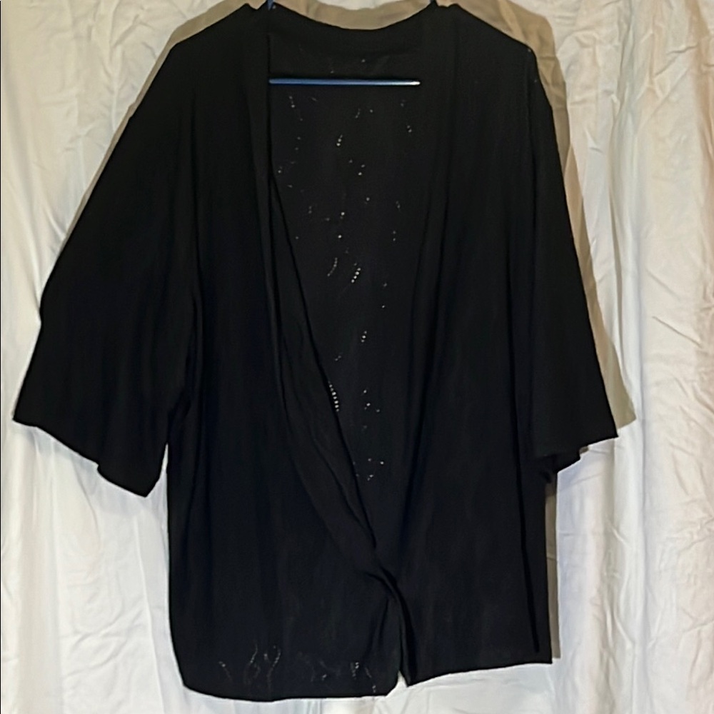 Black Kimono Cardigan